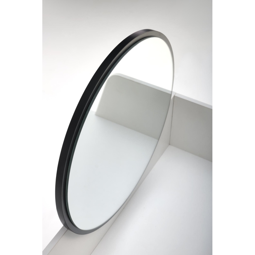 Măsuță de toaletă AGNES 120x80 cm alb/negru