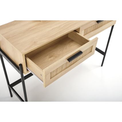 Măsuță de toaletă CARMEN 136x104 cm bej/negru