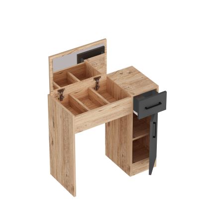 Măsuță de toaletă INCI 108,8x77 cm pin atlantic/antracit