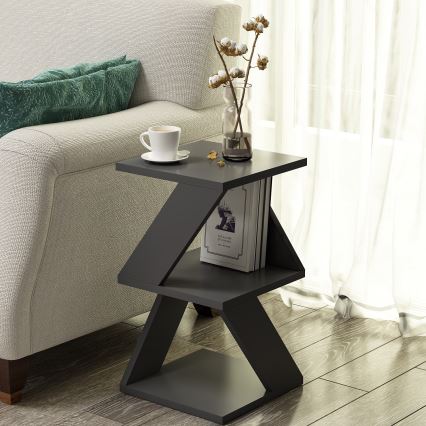 Măsuță laterală ALBENI 50x30 cm antracit