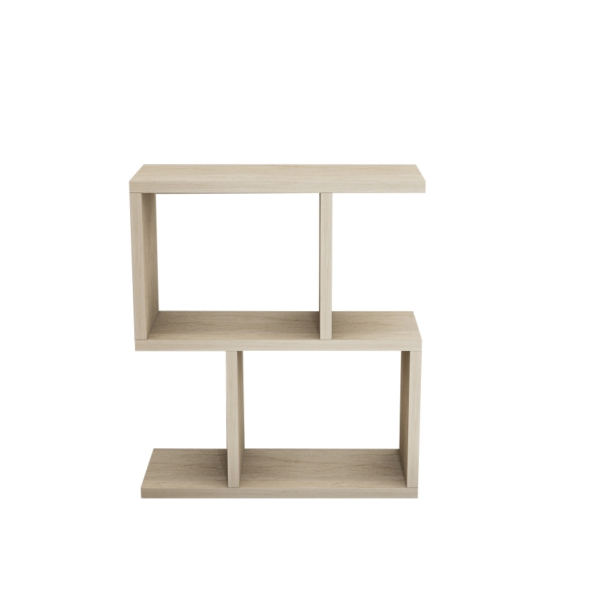 Măsuță laterală CROS, 45 x 17 cm, decor marmură/bej