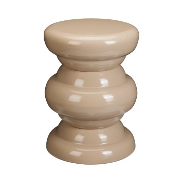 Măsuță laterală PETIT, diametru 31 cm, bej