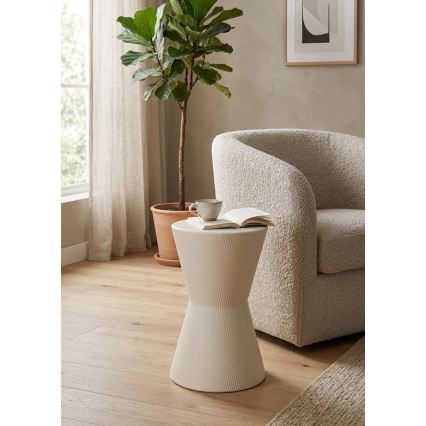 Măsuță laterală PETIT, Ø 29 cm, albă