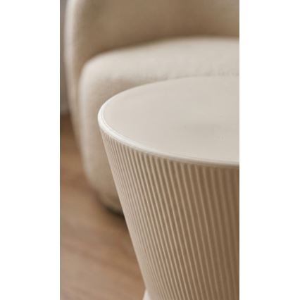 Măsuță laterală PETIT, Ø 29 cm, albă