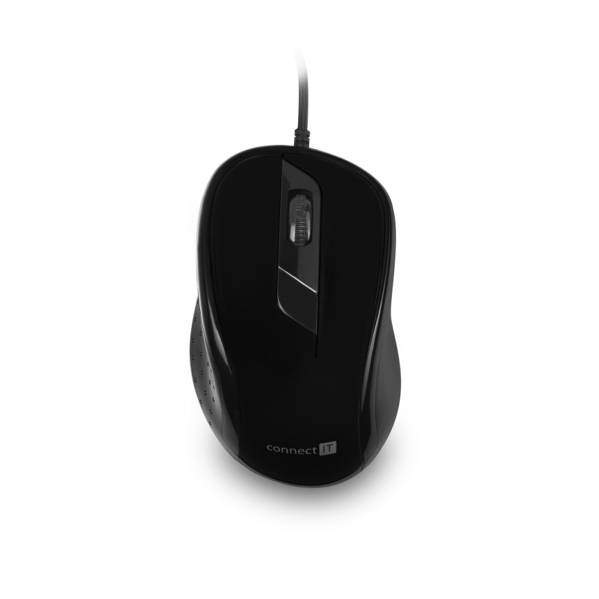 Maus cu fir CONNECT IT CMO-1200-BK 1000 DPI negru
