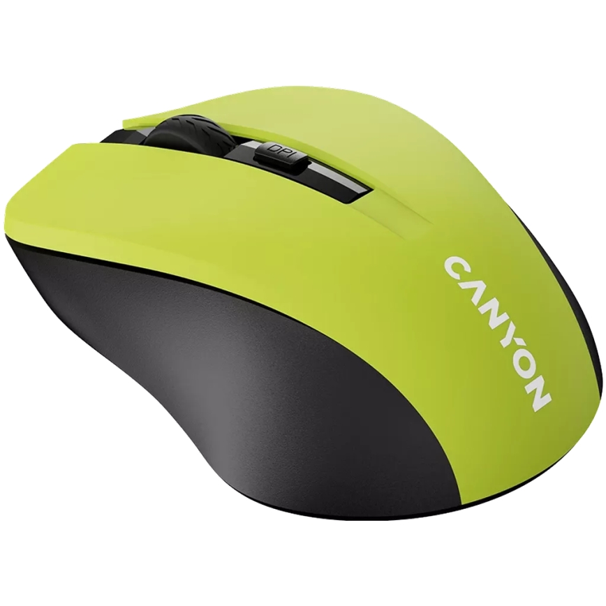 Maus fără fir Canyon 800/1000/1200 DPI 2xAAA galben