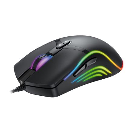 Maus LED RGB de joc VARR 1000/1600/3200/6400 DPI 7 butoane