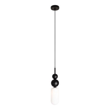MAXLIGHT P0641 - Lustru suspendat pe cablu NOVA 1xG9/12W/230V Ø 12 cm negru