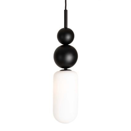 MAXLIGHT P0641 - Lustru suspendat pe cablu NOVA 1xG9/12W/230V Ø 12 cm negru