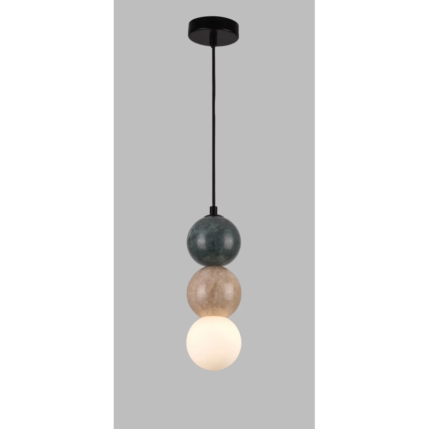 MAXLIGHT P0665 - Pendul pe cablu ALICE 1xG9/7W/230V Ø 10 cm negru
