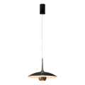 MAXLIGHT P0676 - lustru LED suspendat pe cablu MANUKA LED/12W/230V Ø 28 cm auriu/negru