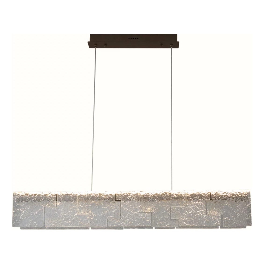 MAXLIGHT P0678 - Pendul pe cablu EVEREST LED/55W/230V maro
