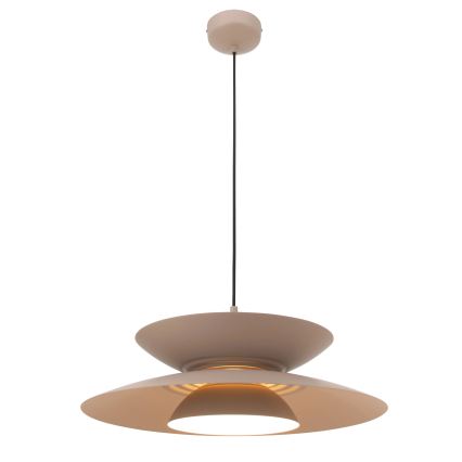 MAXLIGHT P0698 - Lustră LED suspendată pe cablu MAYUMI LED/12W/230V Ø 50 cm CRI 96 bej
