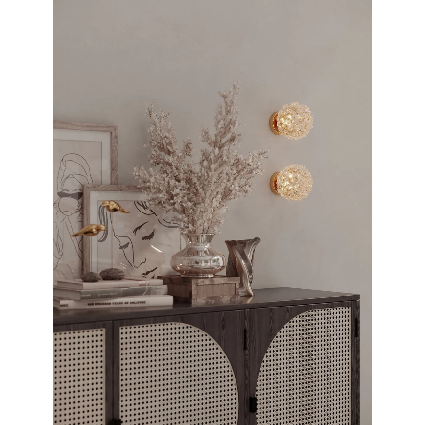 MAXLIGHT W0443 - Aplică de perete RITA 1xG9/5W/230V aurie