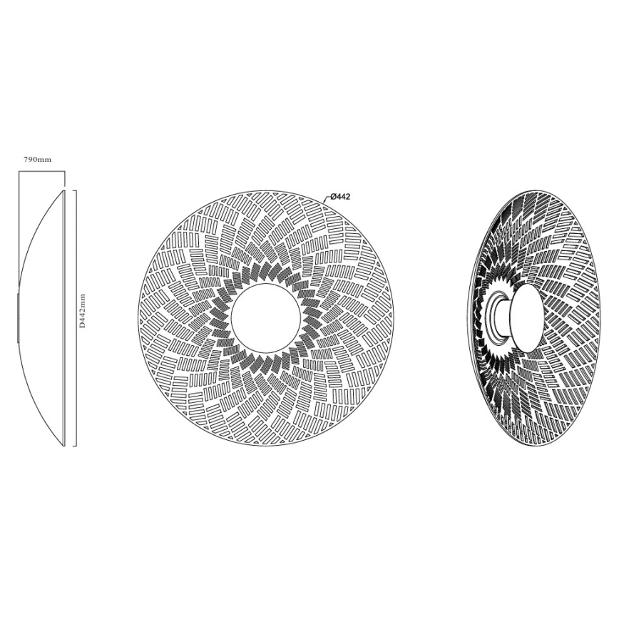 MAXLIGHT W0457 - Aplică de perete MISAKI LED/6W/230V CRI 95 bej
