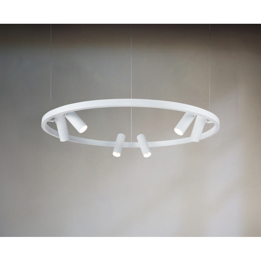 Maytoni MOD102PL-L42W - Lustră LED suspendată pe cablu SATELLITE, LED/42W/230V, albă