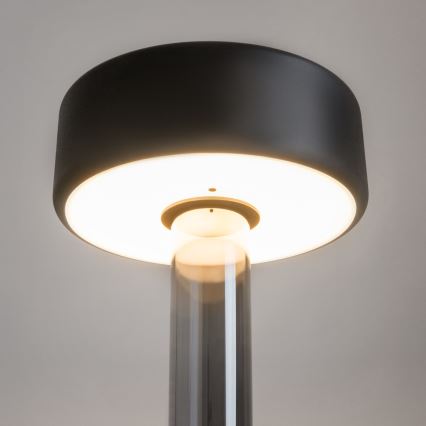 Maytoni MOD229TL-L3B3K3 - Lampă de birou portabilă LED reîncărcabilă cu funcție de reglare a intensității luminii LED/3W/5V 2200-4000K 2000 mAh negru/gri