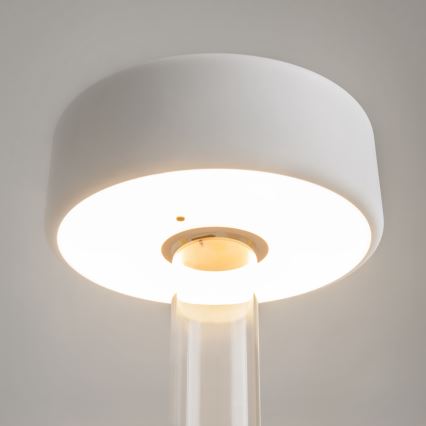Maytoni MOD229TL-L3W3K1 - Lampă de birou portabilă LED reîncărcabilă cu funcție de reglare a intensității luminii LED/3W/5V 2200-4000K 2000 mAh alb/transparent