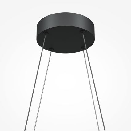 Maytoni MOD244PL-L50BK - Lustră LED suspendată pe cablu HALO LED/40W/230V, neagră