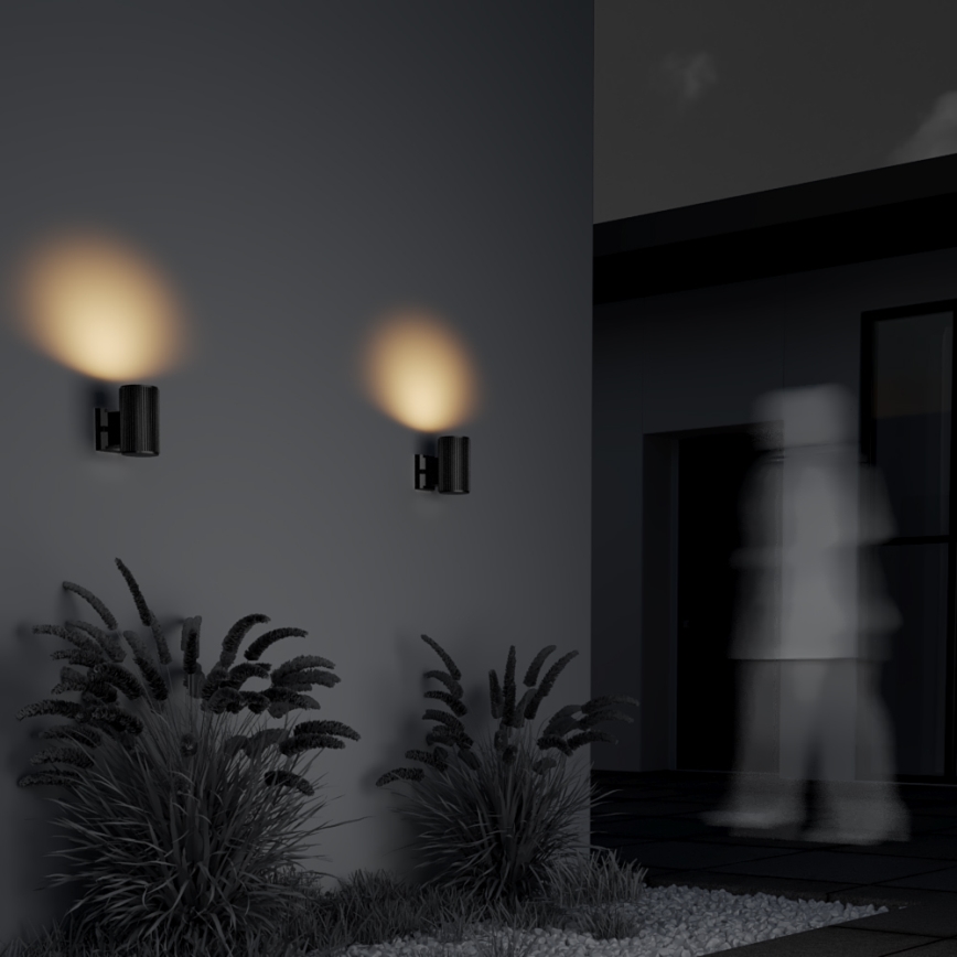 Maytoni O419WL-01B - Aplică de perete pentru exterior RANDO 1x soclu E27/60W/230V IP54, negru