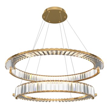 Maytoni P097PL-L90G4K - Lustru LED suspendat pe cablu KRONE LED/90W/230V CRI 90 Ø 102 cm, auriu