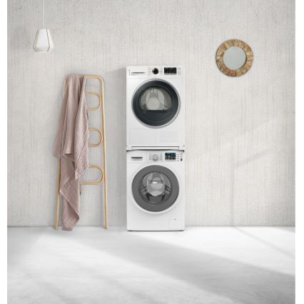 Meliconi 656113 - Piedestal pentru mașină de spălat și uscător, cu sertar glisant, 70 cm, alb