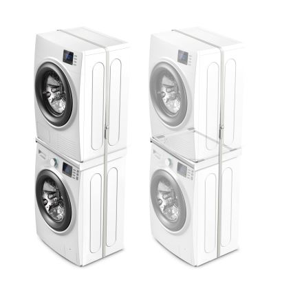 Meliconi 656116 - suport intermediar pentru mașină de spălat și uscător, 46 cm, alb