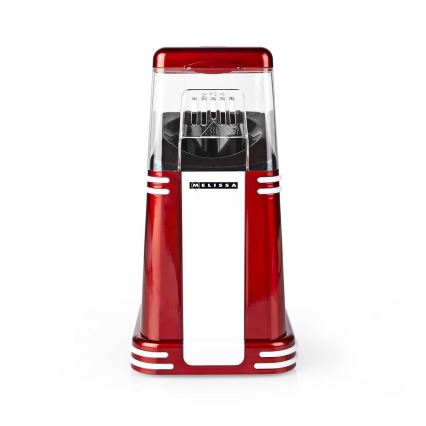 Melissa - Aparat retro de popcorn cu aer cald 1200W/230V roșu