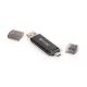 Memorie duală USB + microUSB 32GB neagră