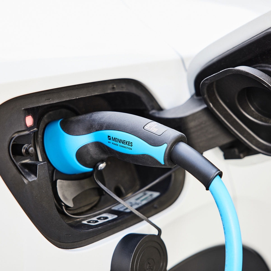 Mennekes - Cablu de încărcare pentru mașini electrice tip 2, 7,5 m, 11 kW, 20 A, IP44