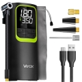 Mini compresor digital portabil 5 V, 8000 mAh, negru