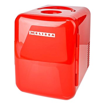 Mini-frigider portabil Melissa, 48 W, 12/230 V, roșu