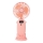 Mini ventilator portabil reîncărcabil 3W/5V, 1200 mAh, roz