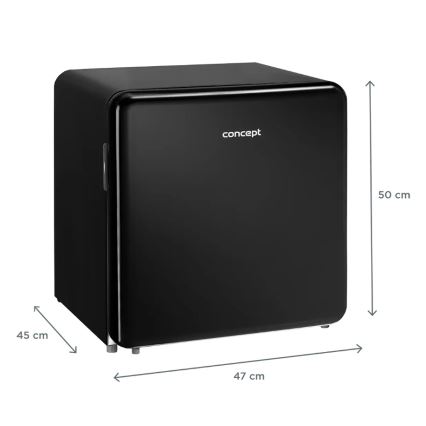 Minibar retro Concept LR2047bcN, 47 l, negru
