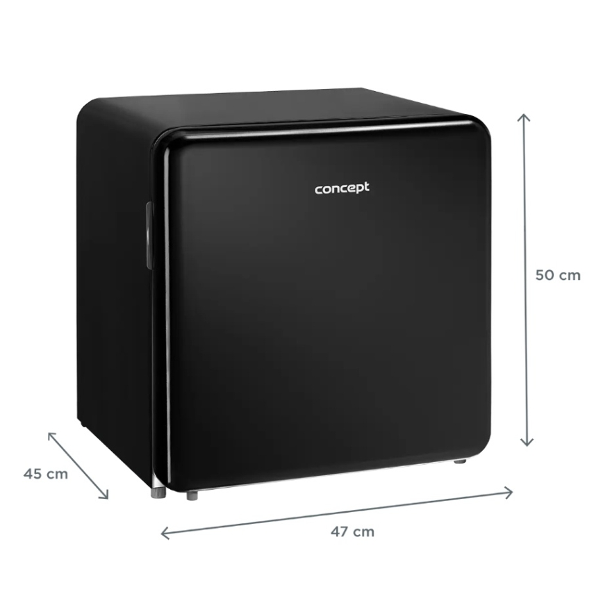 Minibar retro Concept LR2047bcN, 47 l, negru