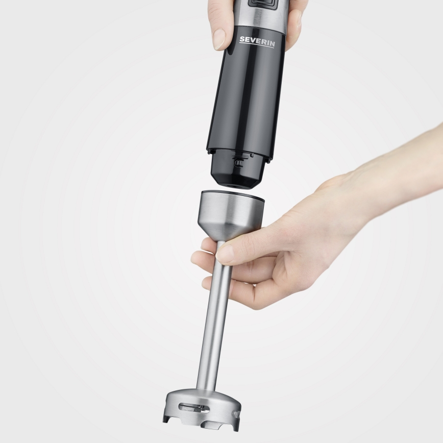 Mixer de mână Severin SM 3771 - 600 W/230 V, inox/negru