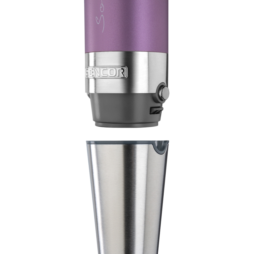Mixer vertical 4 în 1 1200W/230V oțel inoxidabil/mov Sencor