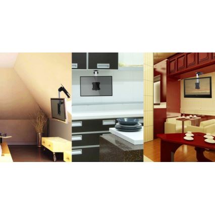 MK FLORIA MKF-17DS220 - suport de tavan pentru TV de 46 negru