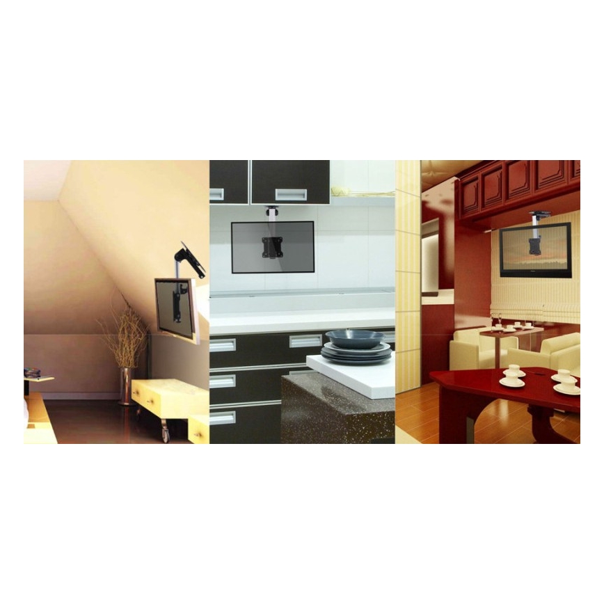 MK FLORIA MKF-17DS220 - suport de tavan pentru TV de 46 negru