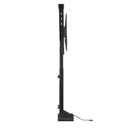 MK FLORIA MKF-19DM648 - Suport TV de podea pentru televizoare 37-65 negru SCHUKO + telecomandă