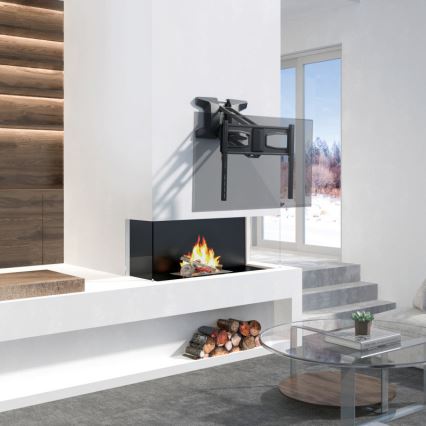 MK FLORIA MKF-21DM647 - Suport de perete articulat pentru televizoare de 70 negru + telecomandă