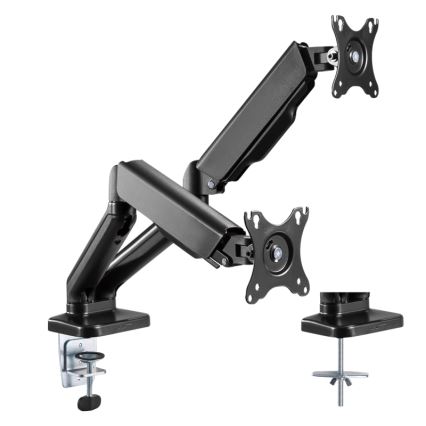 MK FLORIA MKF-21DP113S2 - Suport reglabil pentru 2 monitoare 32, negru