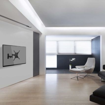 MK FLORIA MKF-21DP224 - Suport de perete pentru TV cu articulație, 46, negru