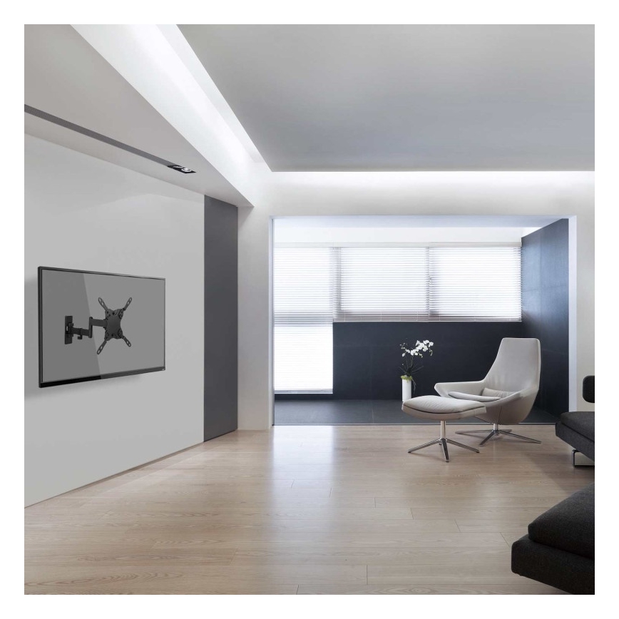 MK FLORIA MKF-21DP224 - Suport de perete pentru TV cu articulație, 46, negru