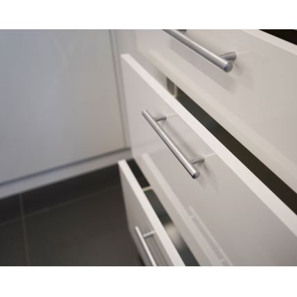Mobilă de bucătărie CELESTE 180 cm, alb lucios