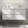 Mobilier de baie HELSINKI cu lavoar, 120 cm, alb
