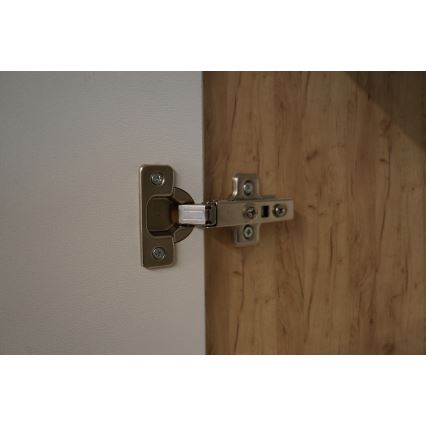 Mobilier de bucătărie MARINA 180 cm, stejar craft/alb lucios