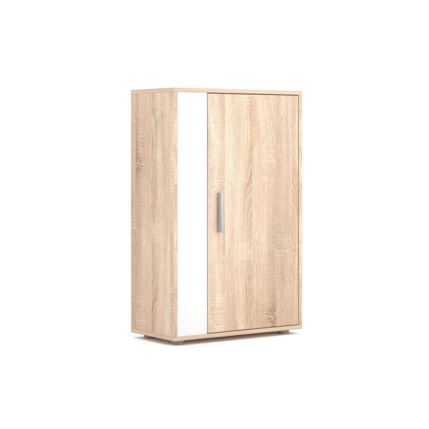 Mobilier living BRICK, stejar sonoma/alb