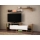Mobilier media DREAM maro/alb