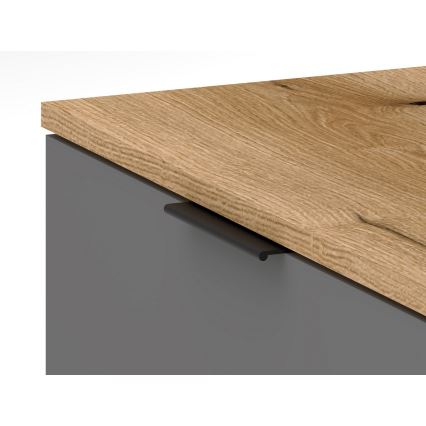 Mobilier pentru hol KLEO, maro/grafit